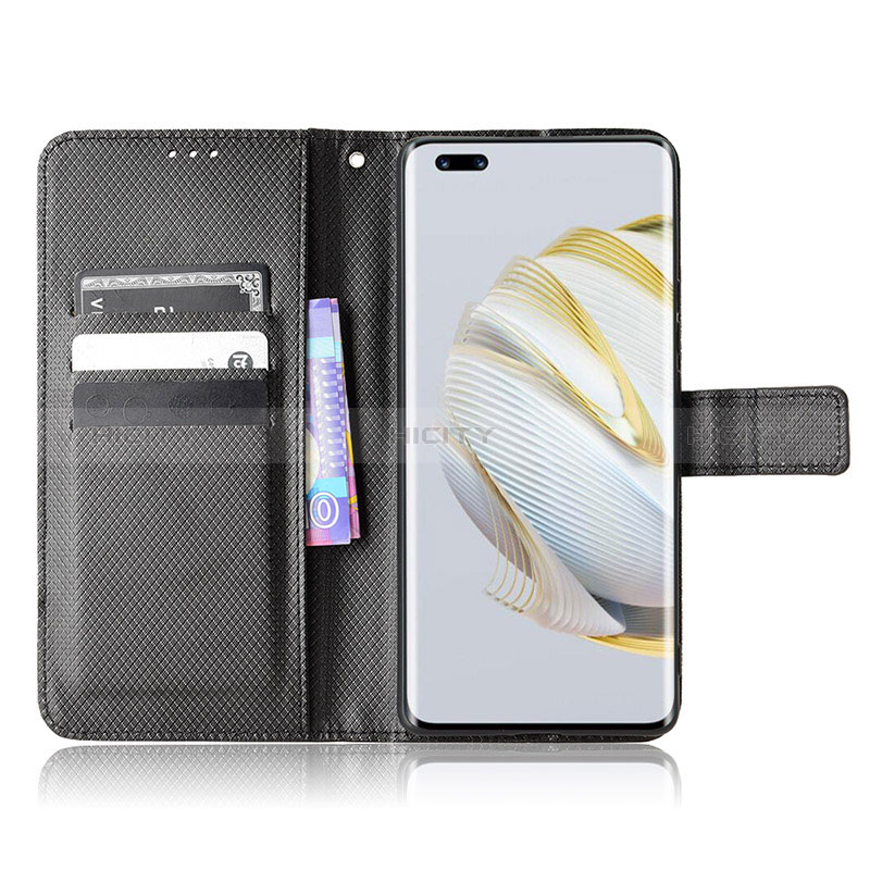 Funda de Cuero Cartera con Soporte Carcasa BY1 para Huawei Nova 10