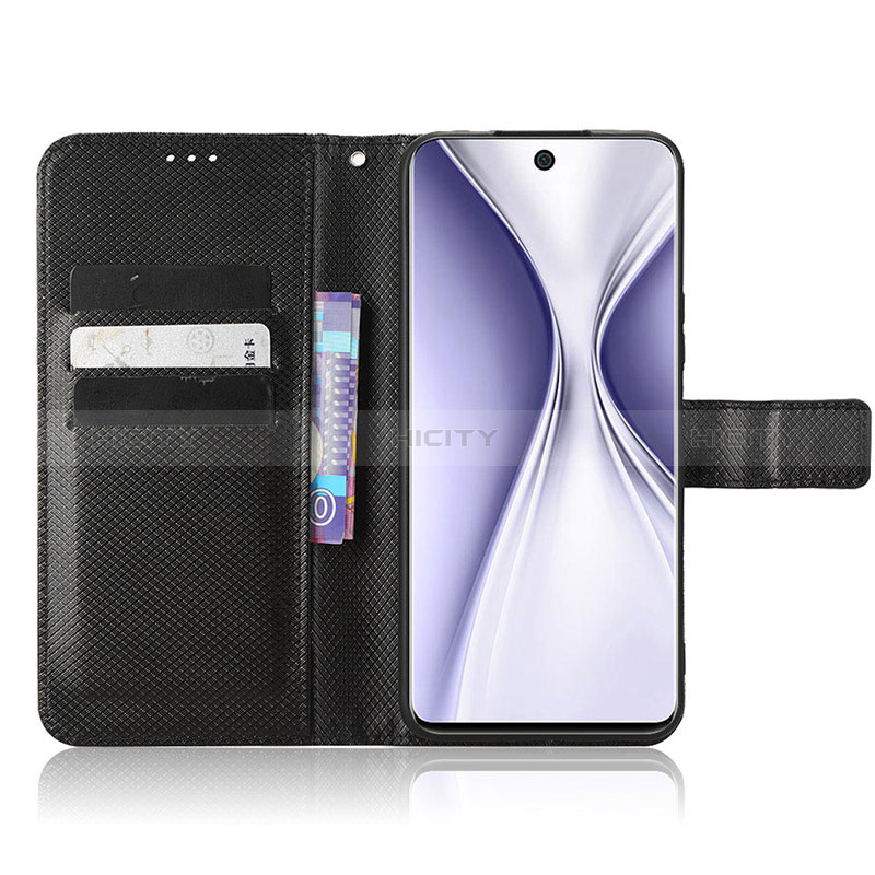 Funda de Cuero Cartera con Soporte Carcasa BY1 para Huawei Nova 10z