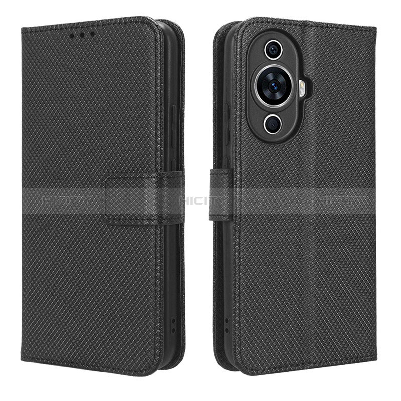 Funda de Cuero Cartera con Soporte Carcasa BY1 para Huawei Nova 11 Negro