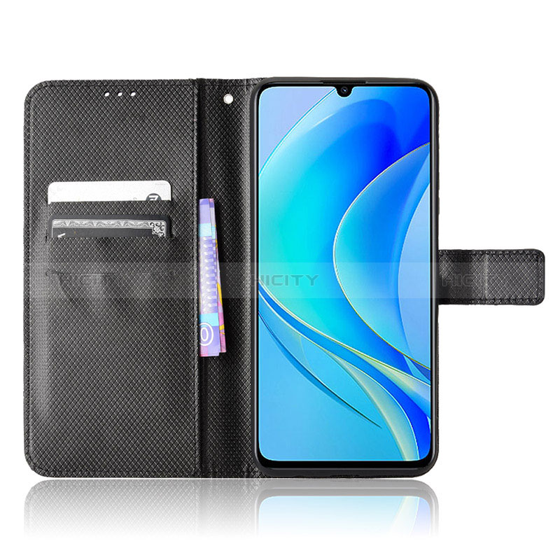 Funda de Cuero Cartera con Soporte Carcasa BY1 para Huawei Nova Y70