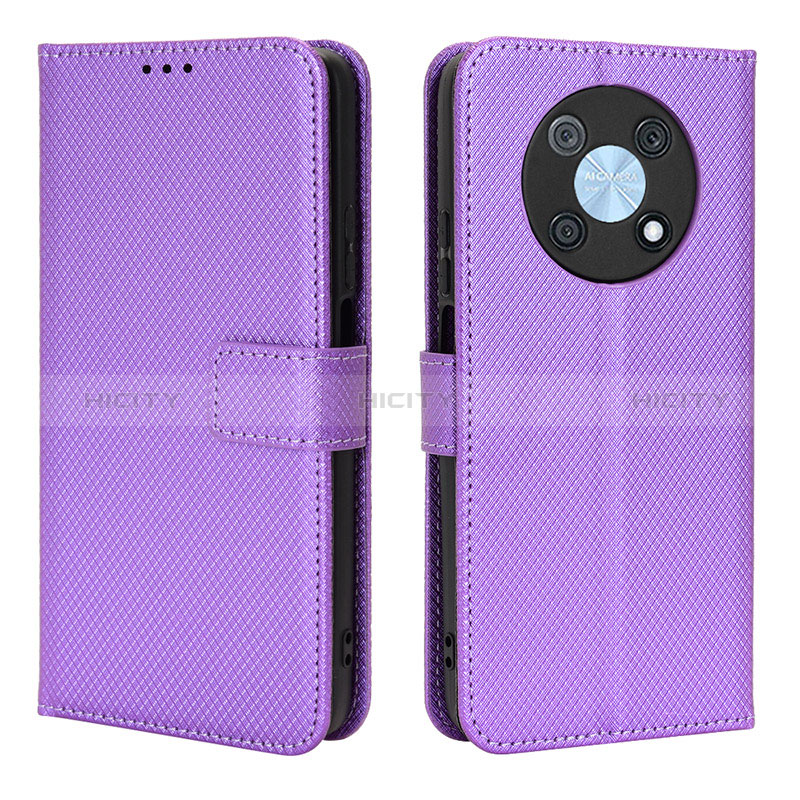 Funda de Cuero Cartera con Soporte Carcasa BY1 para Huawei Nova Y90