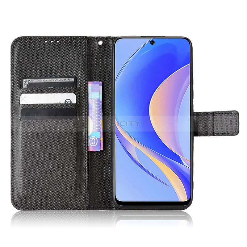 Funda de Cuero Cartera con Soporte Carcasa BY1 para Huawei Nova Y90