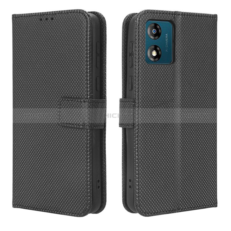 Funda de Cuero Cartera con Soporte Carcasa BY1 para Motorola Moto E13