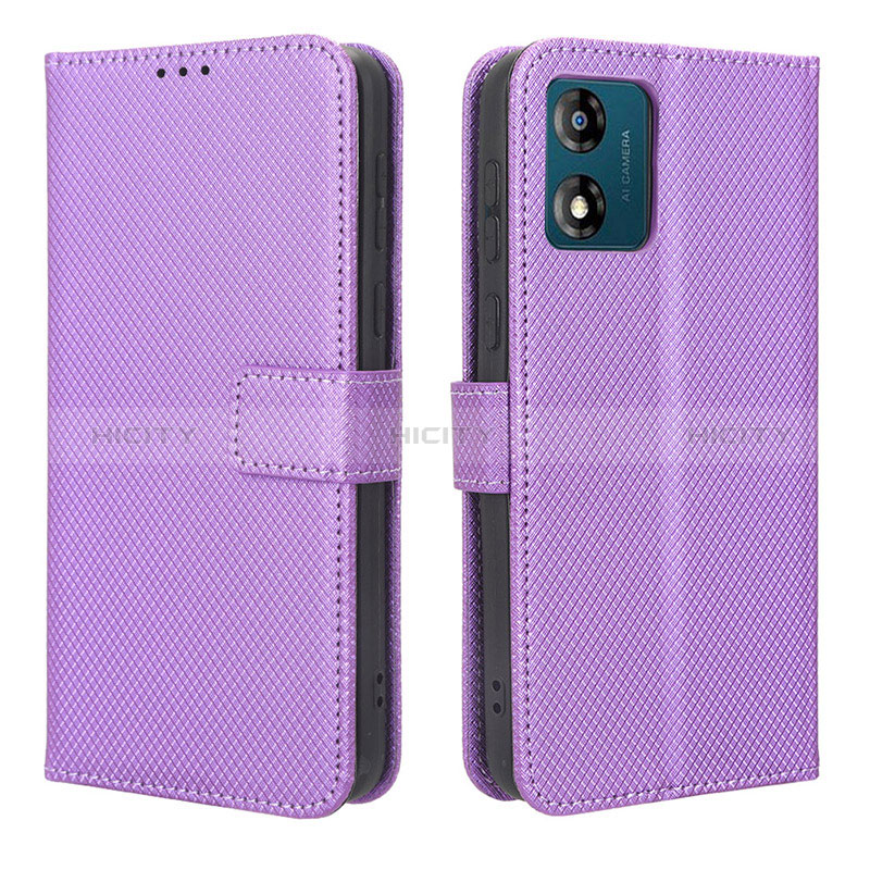 Funda de Cuero Cartera con Soporte Carcasa BY1 para Motorola Moto E13