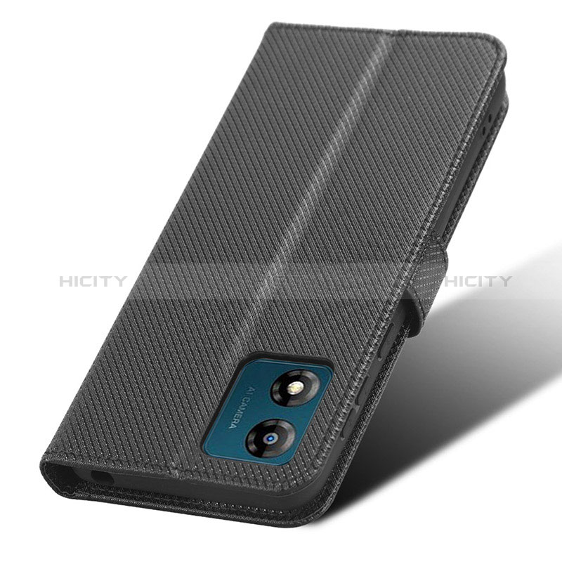 Funda de Cuero Cartera con Soporte Carcasa BY1 para Motorola Moto E13