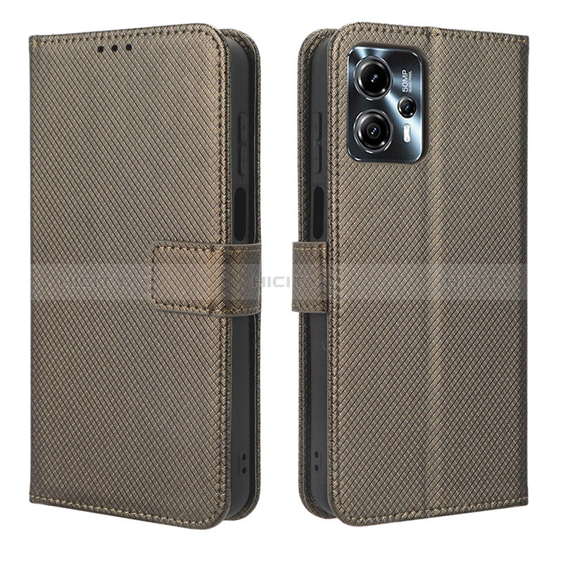 Funda de Cuero Cartera con Soporte Carcasa BY1 para Motorola Moto G13