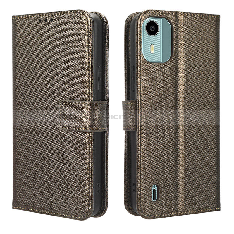 Funda de Cuero Cartera con Soporte Carcasa BY1 para Nokia C12 Plus