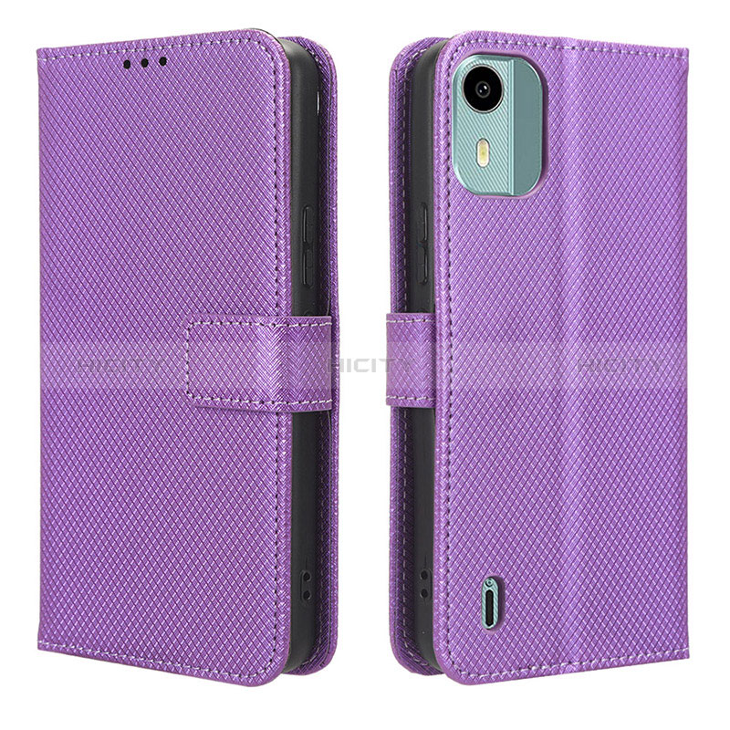 Funda de Cuero Cartera con Soporte Carcasa BY1 para Nokia C12 Pro