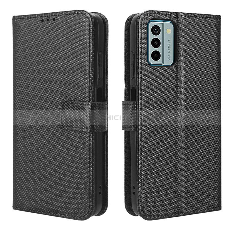 Funda de Cuero Cartera con Soporte Carcasa BY1 para Nokia G22 Negro