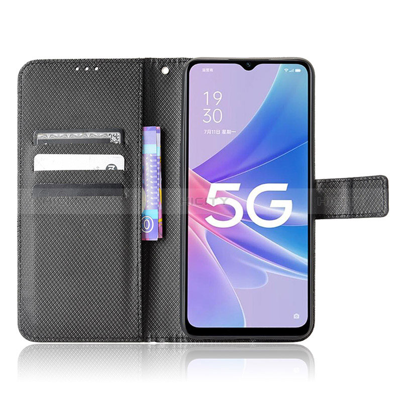 Funda de Cuero Cartera con Soporte Carcasa BY1 para Oppo A1 5G