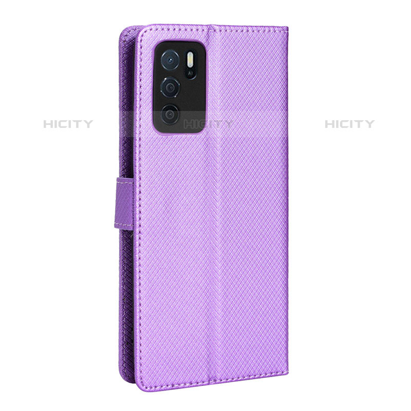 Funda de Cuero Cartera con Soporte Carcasa BY1 para Oppo A16s