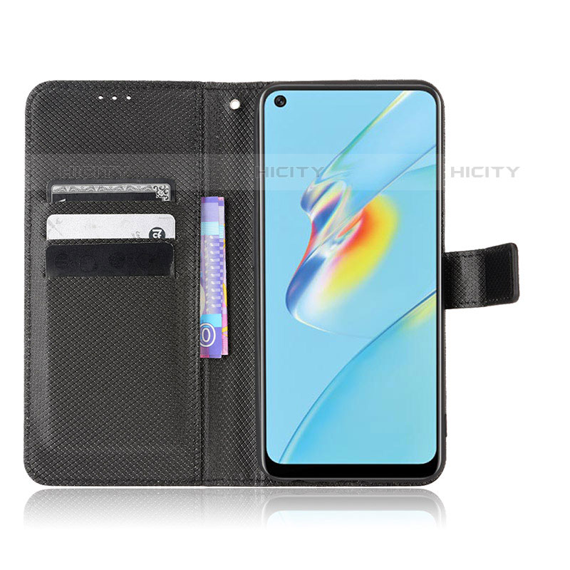 Funda de Cuero Cartera con Soporte Carcasa BY1 para Oppo A54 4G