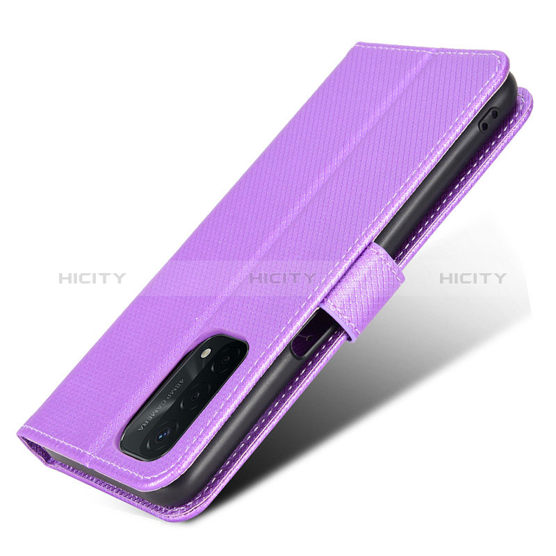 Funda de Cuero Cartera con Soporte Carcasa BY1 para Oppo A54 5G