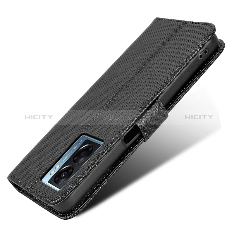 Funda de Cuero Cartera con Soporte Carcasa BY1 para Oppo A77 5G