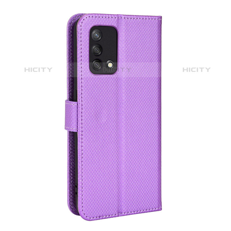 Funda de Cuero Cartera con Soporte Carcasa BY1 para Oppo Reno6 Lite