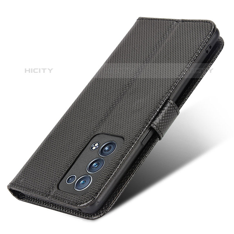 Funda de Cuero Cartera con Soporte Carcasa BY1 para Oppo Reno6 Pro+ Plus 5G