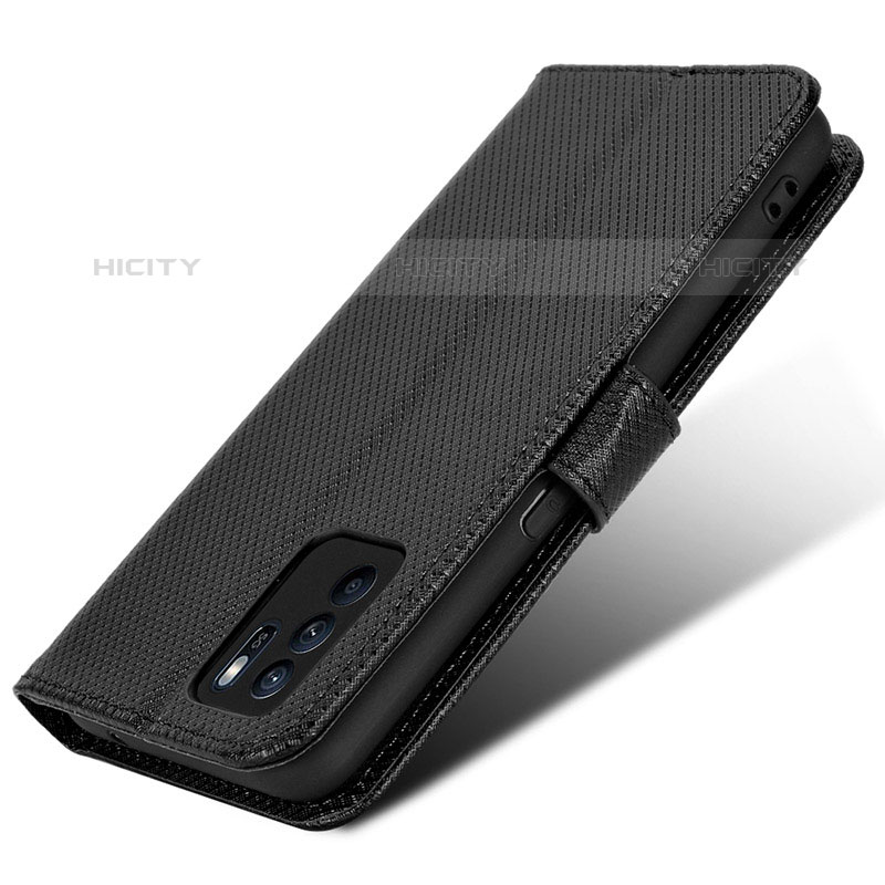 Funda de Cuero Cartera con Soporte Carcasa BY1 para Oppo Reno6 Z 5G