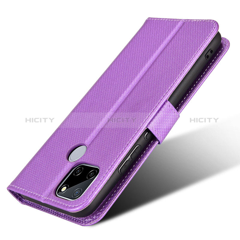 Funda de Cuero Cartera con Soporte Carcasa BY1 para Realme 7i RMX2193