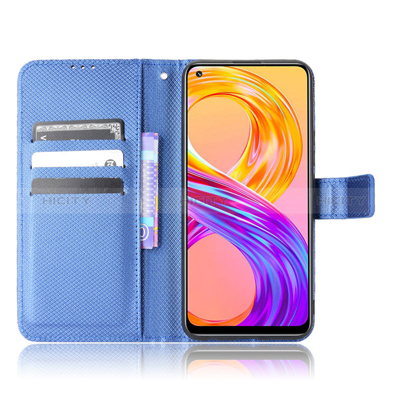 Funda de Cuero Cartera con Soporte Carcasa BY1 para Realme 8 4G