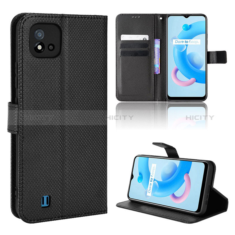 Funda de Cuero Cartera con Soporte Carcasa BY1 para Realme C11 (2021)