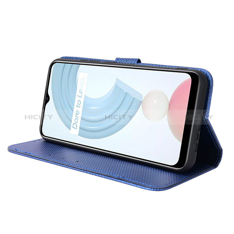 Funda de Cuero Cartera con Soporte Carcasa BY1 para Realme C21