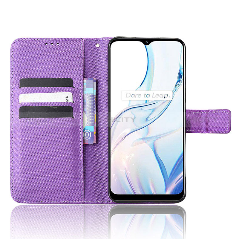 Funda de Cuero Cartera con Soporte Carcasa BY1 para Realme C30s