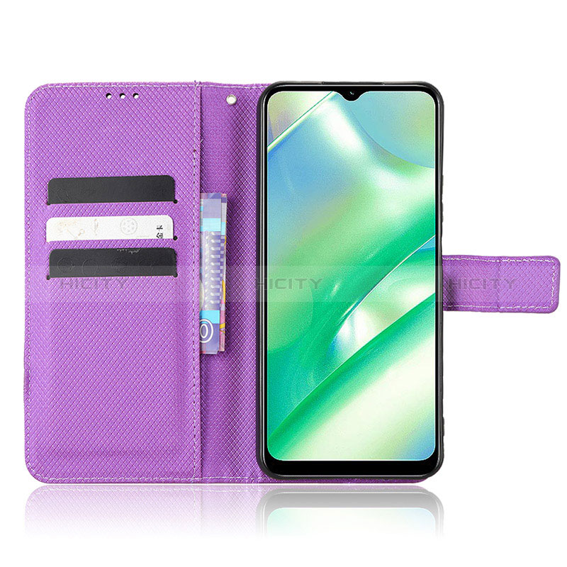 Funda de Cuero Cartera con Soporte Carcasa BY1 para Realme C33 (2023)