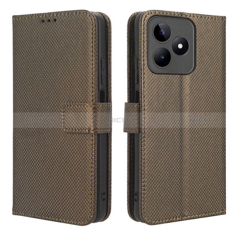 Funda de Cuero Cartera con Soporte Carcasa BY1 para Realme C51