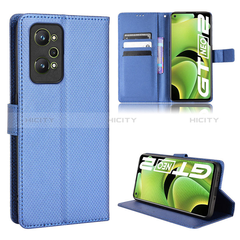 Funda de Cuero Cartera con Soporte Carcasa BY1 para Realme GT Neo 3T 5G