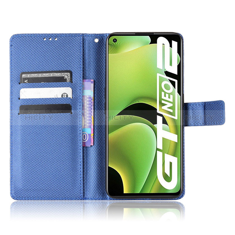 Funda de Cuero Cartera con Soporte Carcasa BY1 para Realme GT Neo 3T 5G