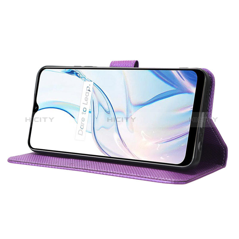 Funda de Cuero Cartera con Soporte Carcasa BY1 para Realme Narzo 50i Prime