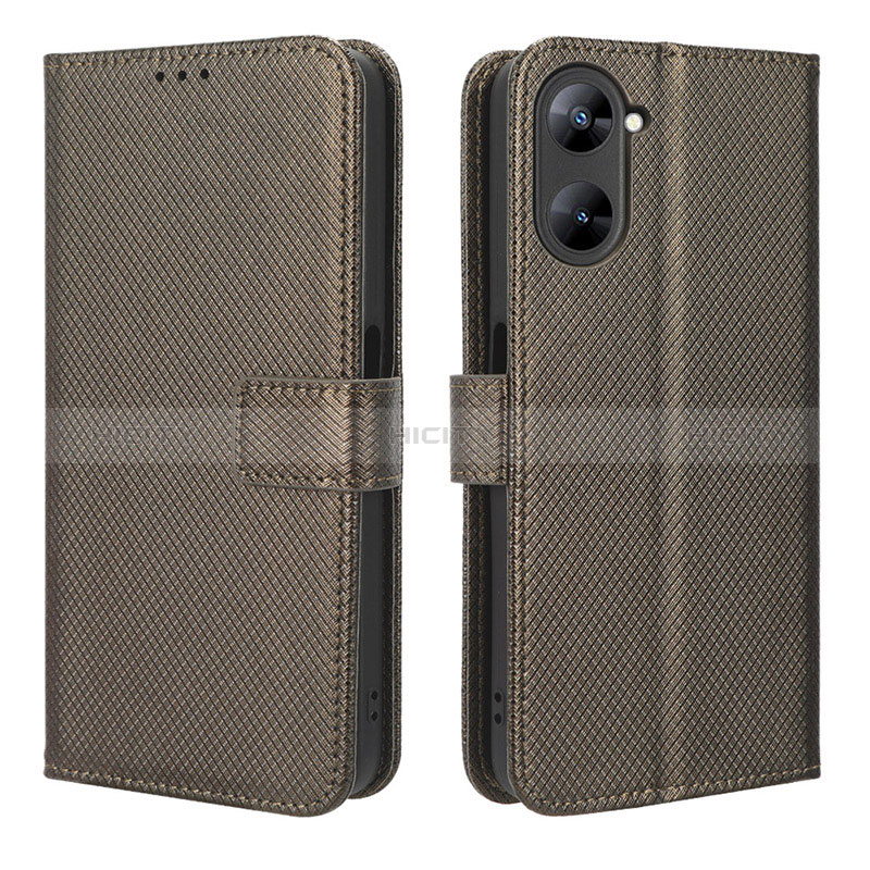 Funda de Cuero Cartera con Soporte Carcasa BY1 para Realme V30t 5G