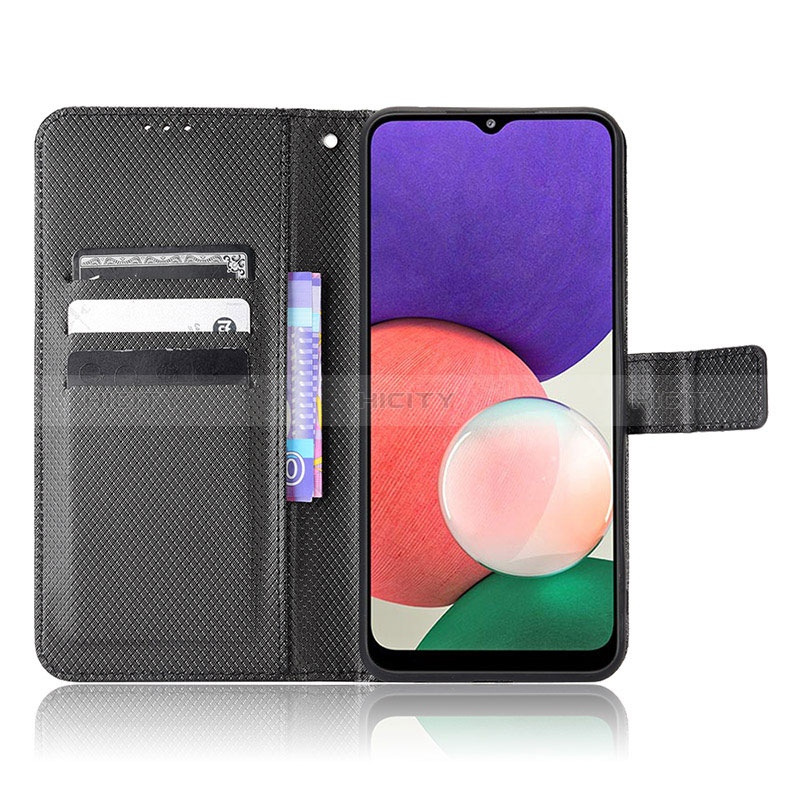 Funda de Cuero Cartera con Soporte Carcasa BY1 para Samsung Galaxy A22s 5G