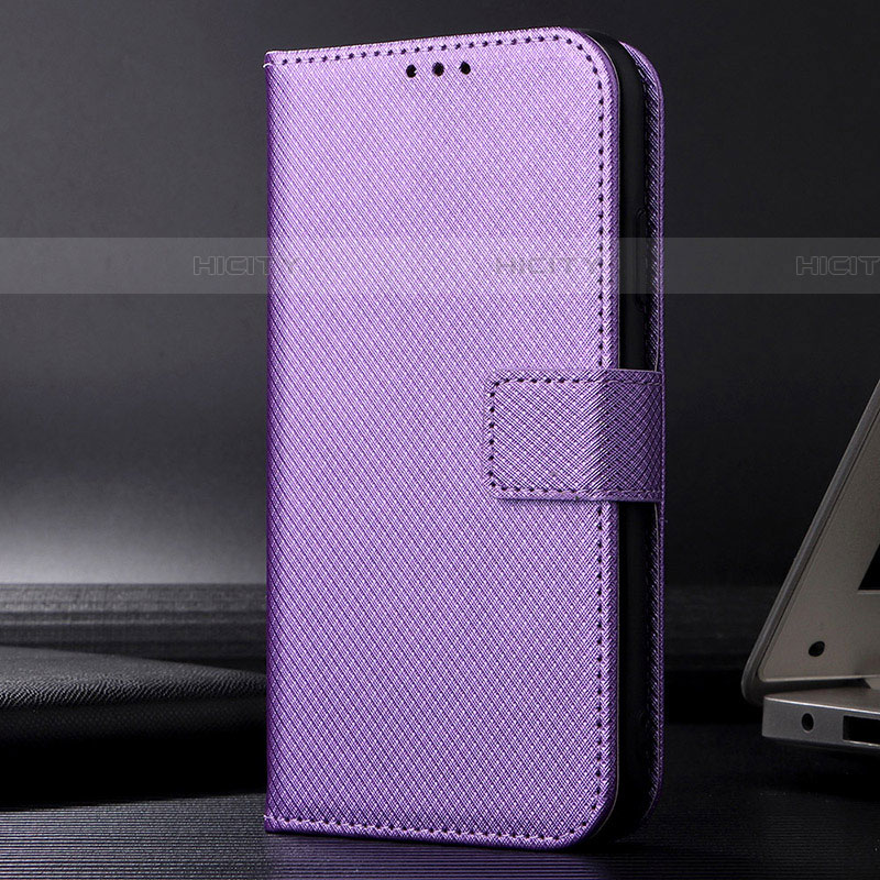 Funda de Cuero Cartera con Soporte Carcasa BY1 para Samsung Galaxy A32 5G Morado