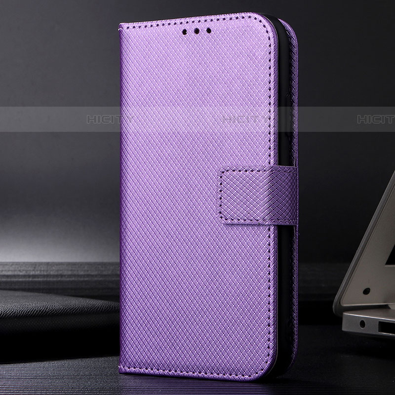 Funda de Cuero Cartera con Soporte Carcasa BY1 para Samsung Galaxy A53 5G Morado