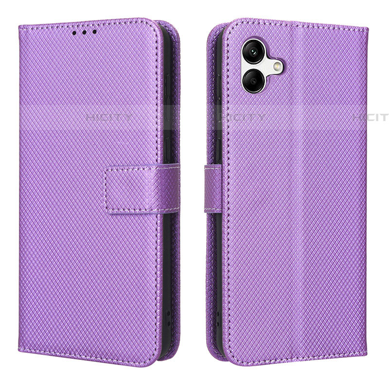 Funda de Cuero Cartera con Soporte Carcasa BY1 para Samsung Galaxy F14 5G Morado