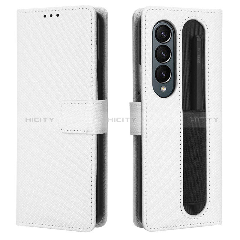 Funda de Cuero Cartera con Soporte Carcasa BY1 para Samsung Galaxy Z Fold3 5G