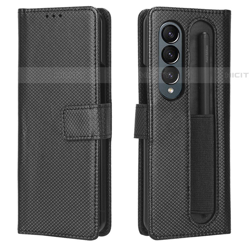 Funda de Cuero Cartera con Soporte Carcasa BY1 para Samsung Galaxy Z Fold4 5G