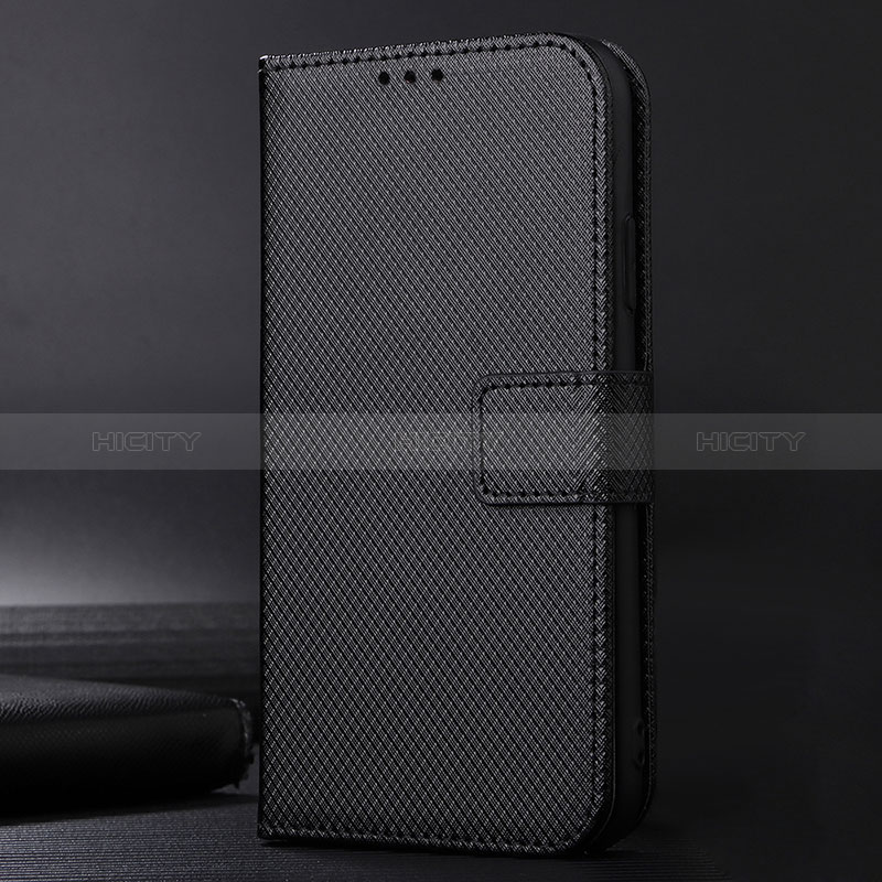 Funda de Cuero Cartera con Soporte Carcasa BY1 para Sharp Aquos Sense6 Negro