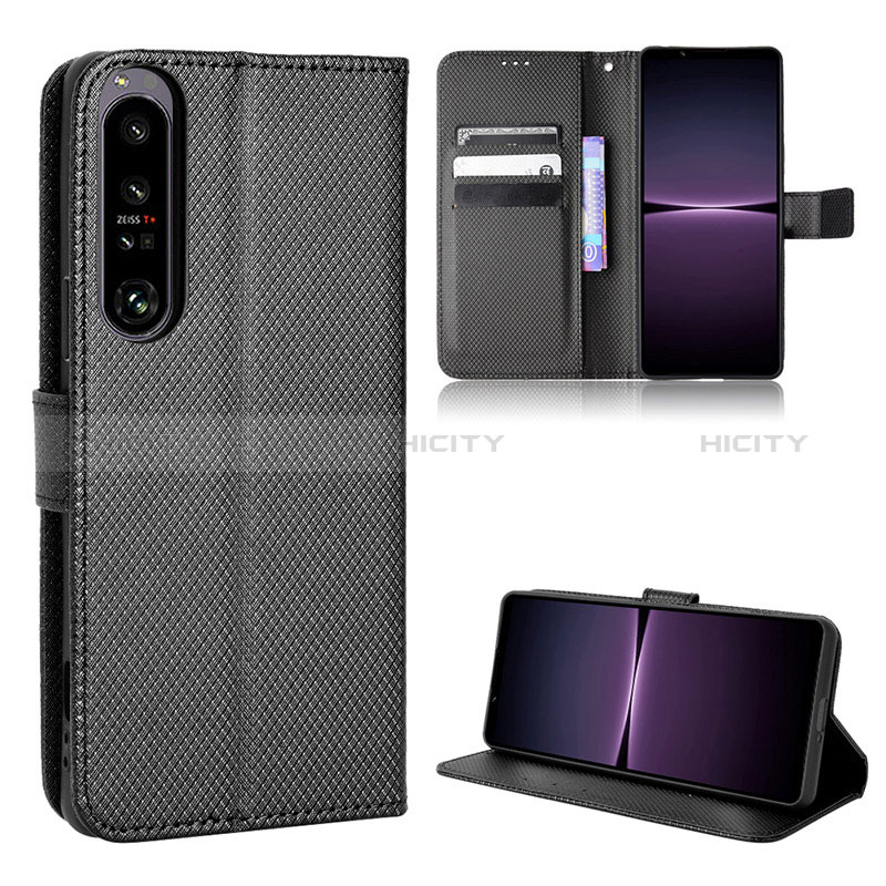 Funda de Cuero Cartera con Soporte Carcasa BY1 para Sony Xperia 1 IV SO-51C