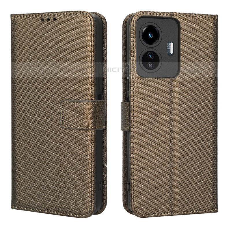 Funda de Cuero Cartera con Soporte Carcasa BY1 para Vivo iQOO Z6 Lite 5G