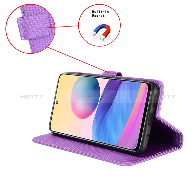 Funda de Cuero Cartera con Soporte Carcasa BY1 para Vivo T1 5G