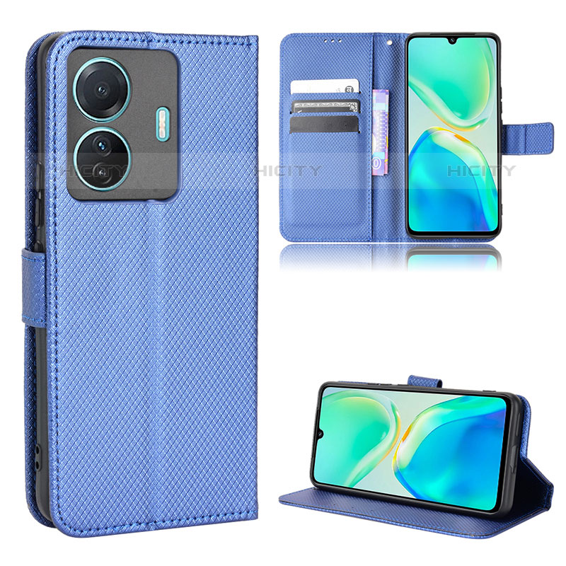 Funda de Cuero Cartera con Soporte Carcasa BY1 para Vivo T1 Pro 5G