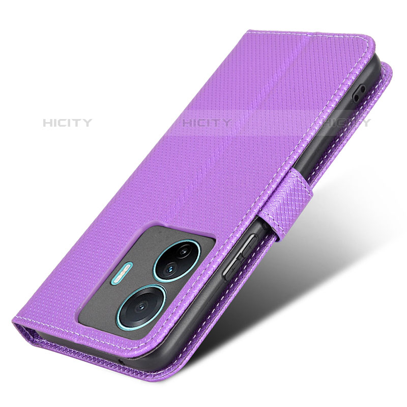 Funda de Cuero Cartera con Soporte Carcasa BY1 para Vivo T1 Pro 5G