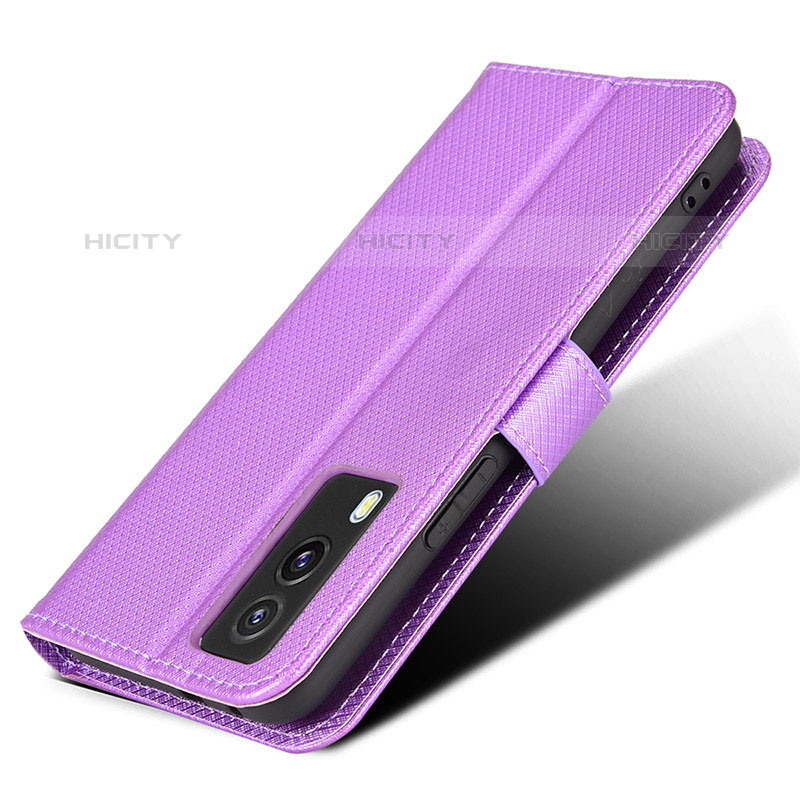 Funda de Cuero Cartera con Soporte Carcasa BY1 para Vivo V21e 5G