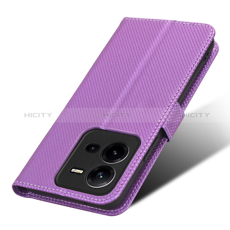 Funda de Cuero Cartera con Soporte Carcasa BY1 para Vivo V25 5G