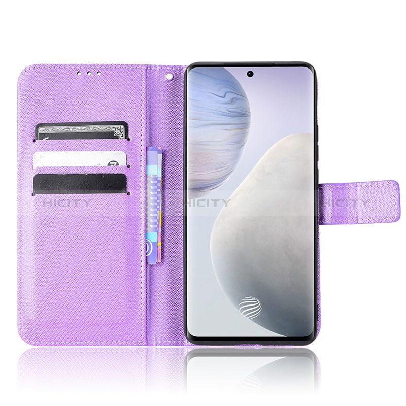 Funda de Cuero Cartera con Soporte Carcasa BY1 para Vivo X60 Pro+ Plus 5G