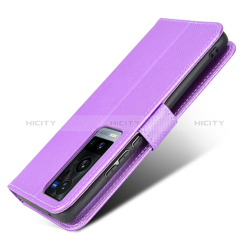 Funda de Cuero Cartera con Soporte Carcasa BY1 para Vivo X60 Pro+ Plus 5G