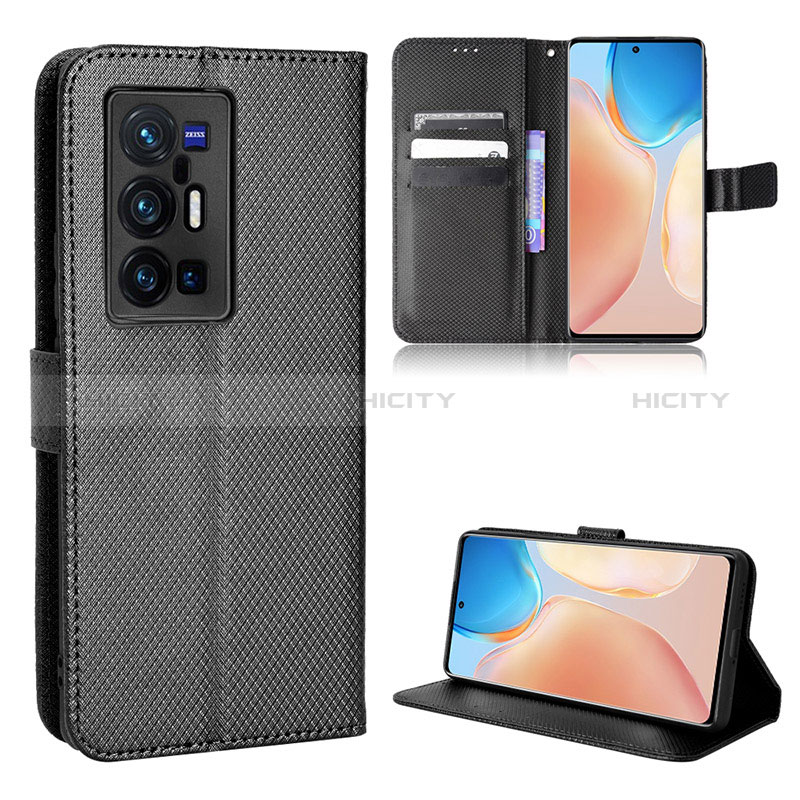 Funda de Cuero Cartera con Soporte Carcasa BY1 para Vivo X70 Pro+ Plus 5G