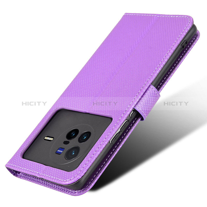 Funda de Cuero Cartera con Soporte Carcasa BY1 para Vivo X80 5G